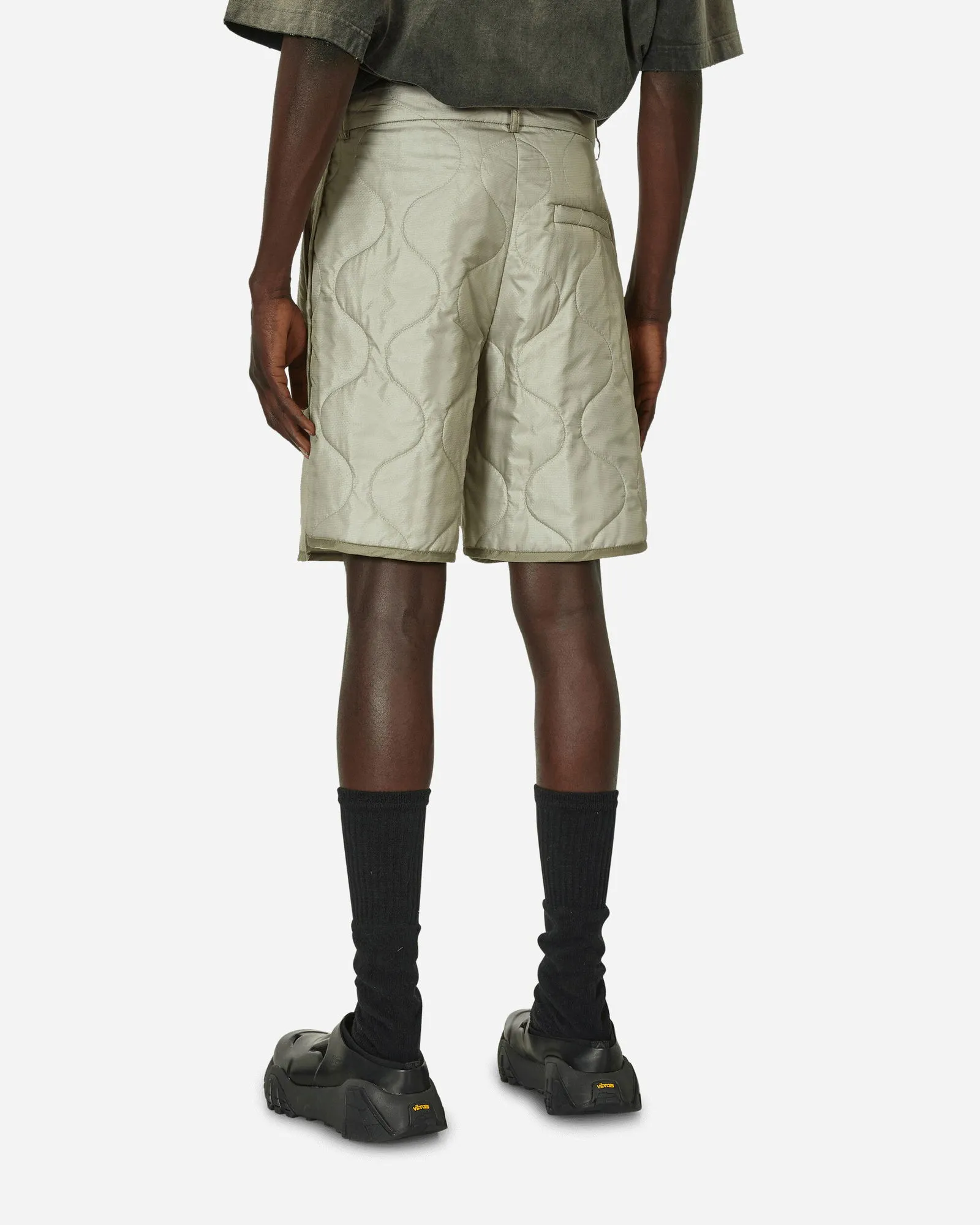 Kurze Hosen Dries Van Noten Padded Shorts Sand 241-020955-8502 101